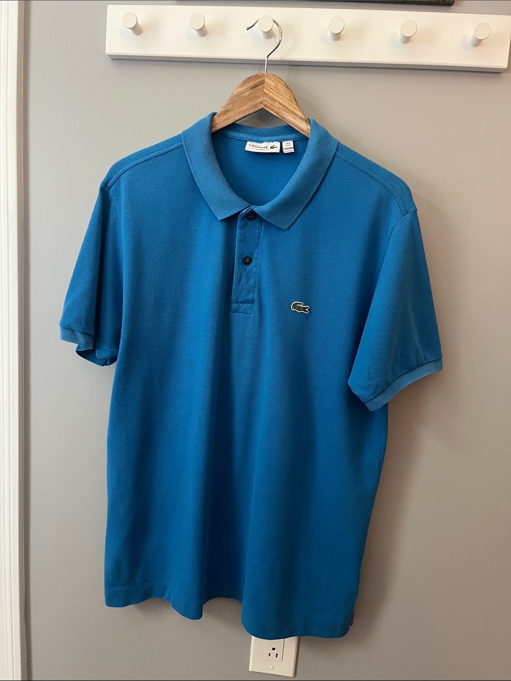 Lacoste Men’s Blue Short Sleeve Polo